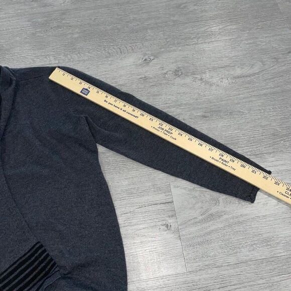 Eileen Fisher Women Small Merino Wool Cardigan Sweater Knit Open Front Waterfall - Picture 8 of 11